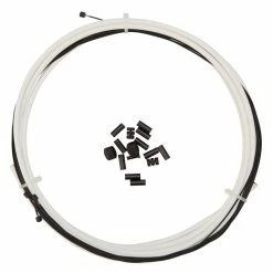 OnGear – Premium Kevlar/Teflon Gearkabel – 4 Mm – Hvid – Sæt Til For Og Bag