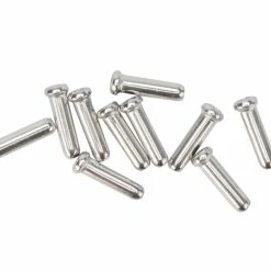 On Gear OnGear – Kabelender Til Gear/bremsewire – Sølv – 10 Stk.