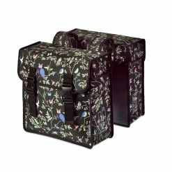 Basil Wanderlust Double Bag – Cykeltasker Til Bagagebærer – 35 Liter – Charcoal