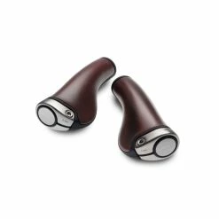 Brooks GP1 – Håndtag Ergonomisk I Læder – 130/130mm Lang – Brun