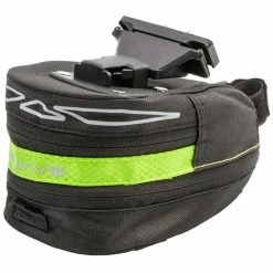 M-Wave Tilburg L – Cykeltaske Til Sadel – Clip On System – Grøn – Str. 2 – 3.7 Liter